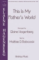 This Is My Father's World SATB choral sheet music cover